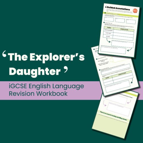 'The Explorer's Daughter' Revision Workbook