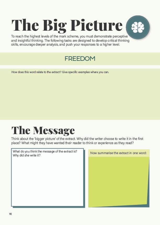 "The Big Picture" challenge questions and wider reading tasks for Chinese Cinderella.