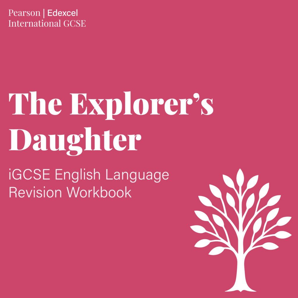The Explorer's Daughter iGCSE English Language revision workbook cover