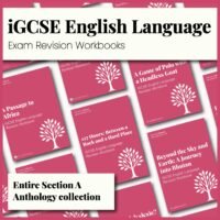 Thumbnail for iGCSE English Language Edexcel Section A Revision Workbook Collection