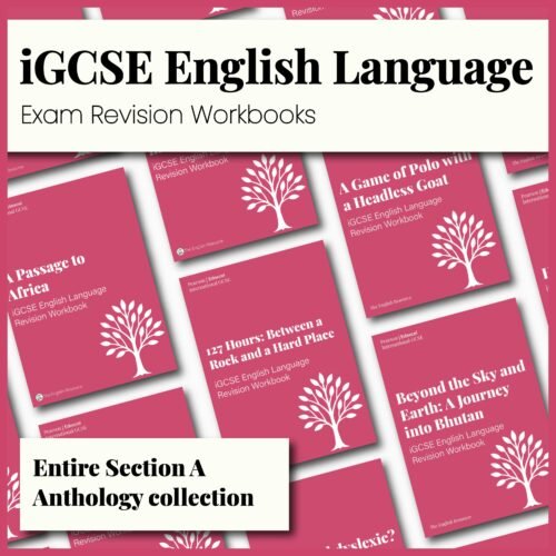Thumbnail for iGCSE English Language Edexcel Section A Revision Workbook Collection